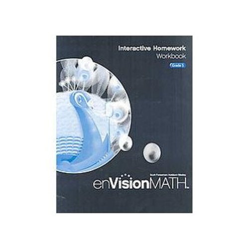 Envision Math 2009: Interactive Homework Workbook, Grade 5 [Paperback] Scott Foresman