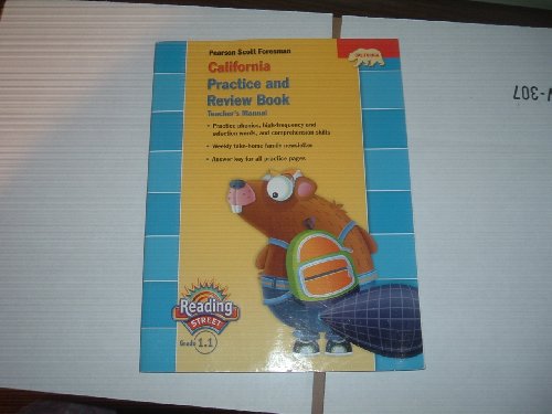 California Practice and Review Book Teacher's Manual Grade 1,1 (Reading Street Grade 1.1) [Paperback] Pearson Scott Foresman