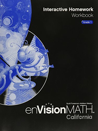 Envision Math Interactive Homework Workbook Grade 1 by SCOTT fORESMAN-ADDISON WESLEY (2006-05-03) SCOTT fORESMAN-ADDISON WESLEY