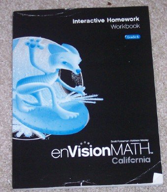 Interactive Homework Workbook Grade 6 (enVision Math) [Paperback] Scott Foresman
