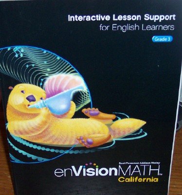 Interactive Lesson Support for English Learners Grade 3 (California enVision Math) [Paperback] Scott Foresman