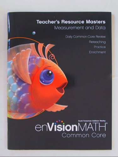 enVision Math, Common Core Grade K, Teacher's Resource Masters Measurement and Data 9780328687732 0328687731 [Textbook Binding] Pearson