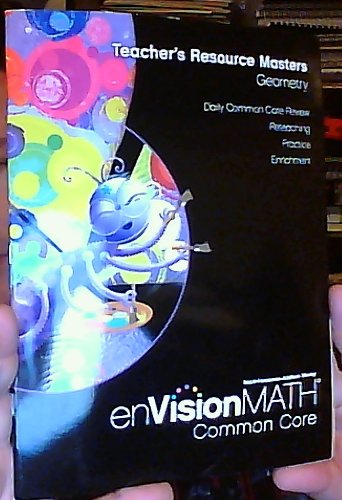 Teacher's Resource Master: Geometry, Grade 1 (EnVision Math Common Core) [Paperback] Pearson Education Inc.