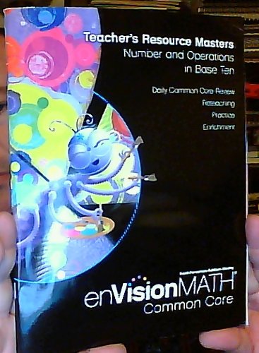 Teacher's Resource Masters: Numbers and Operations in Base Ten, Grade 1 (EnVision Math Common Core) [Paperback] Pearson Education Inc.