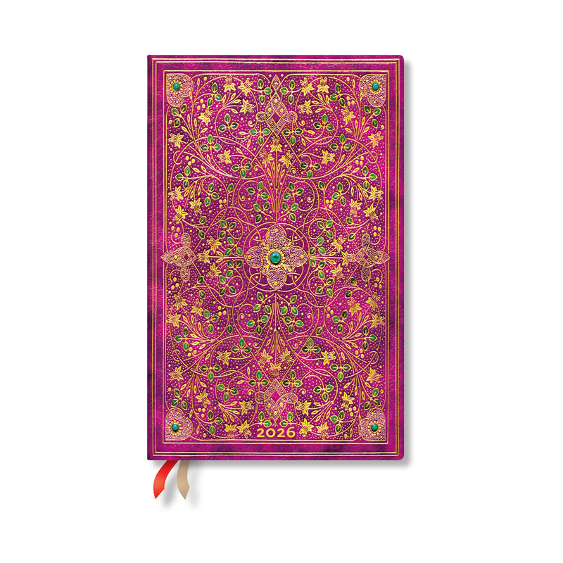 Paperblanks | 2026 Diamond Jubilee | Sangorski & Sutcliffe | 12-Month Flexis | Maxi | Day-at-a-Time | Elastic Band | 400 Pg | 80 GSM