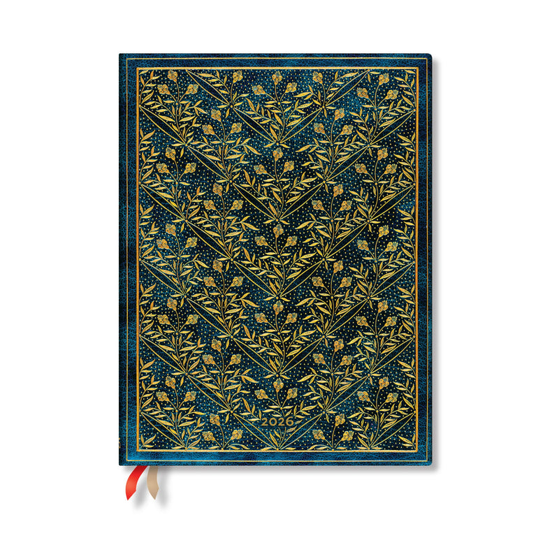 Paperblanks | 2026 Wildflower Song  | Wildflower Song  | 12-Month Planner | Ultra | Vertical | Elastic Band | 160 Pg | 100 GSM