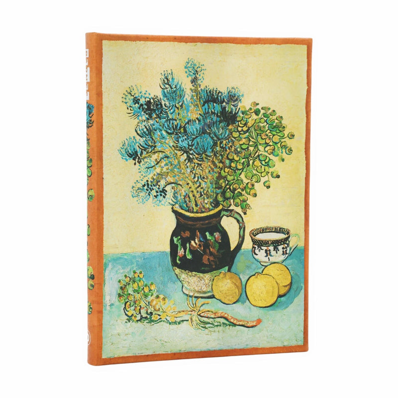 Van Gogh's Still Life Midi Lined Hardcover Journal, 144pg, 120GSM, The Barnes Collection by Paperblanks (Van Gogh's Still Life)
