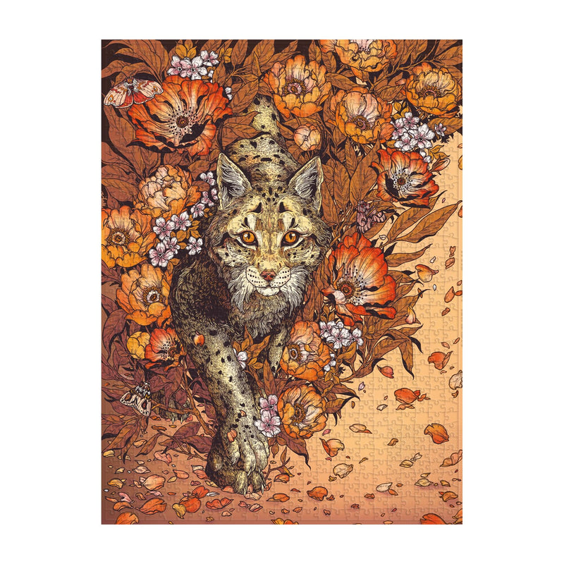 Lynx Rising 500 Piece Jigsaw Puzzle by Paperblanks (Erica Williams Art)