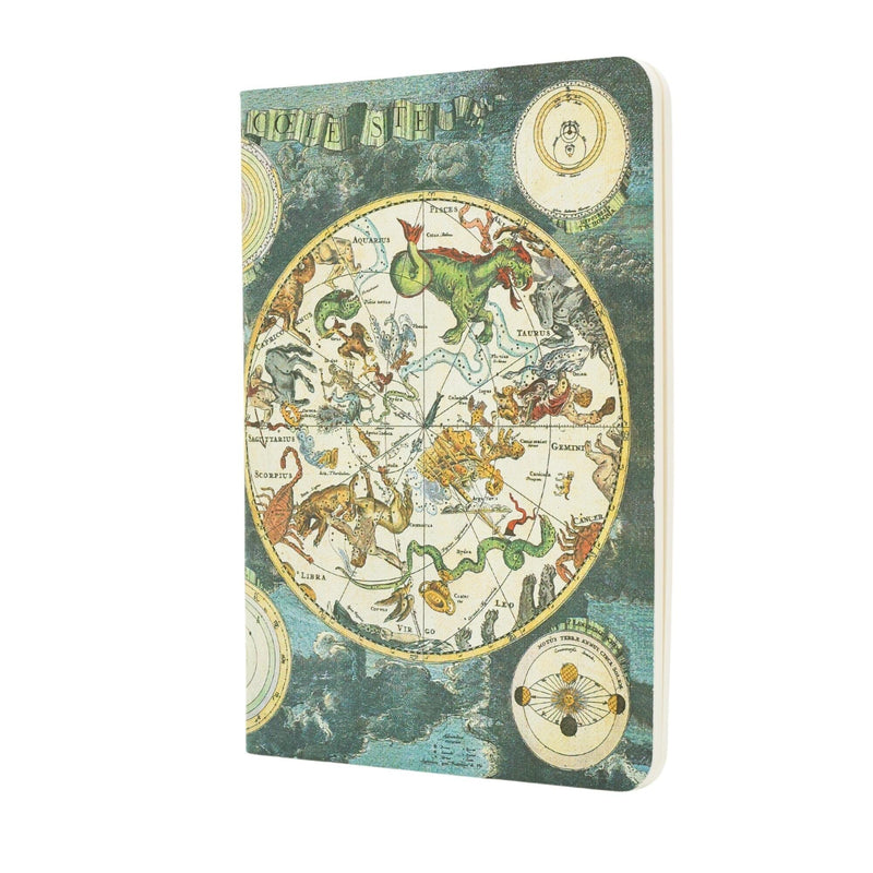 Celestial Planisphere A6 Gridded Softcover Cahier, 80pg, 100GSM by Paperblanks (Early Cartography)