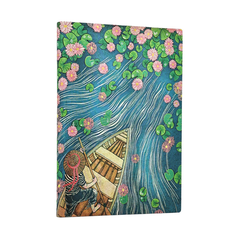 Lotus River Midi Lined Softcover Journal, 176pg, 100GSM by Paperblanks (Living with Yuko)