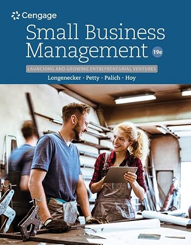 MindTap with LivePlan for Longenecker/Petty/Palich/Hoy's Small Business Management: Launching & Growing Entrepreneurial Ventures, 1 term Printed Access Card