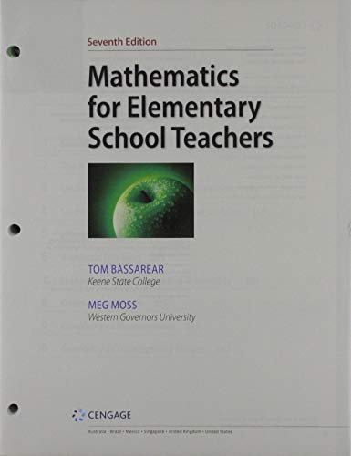 Bundle: Mathematics for Elementary School Teachers, Loose-leaf Version, 7th + WebAssign, Single-Term Printed Access Card