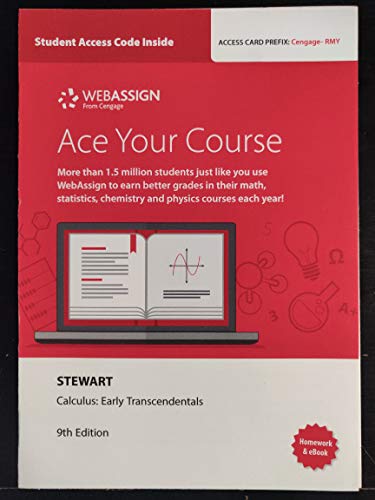 WebAssign for Stewart/Clegg/Watson's Calculus: Early Transcendentals, Multi-Term Printed Access Card