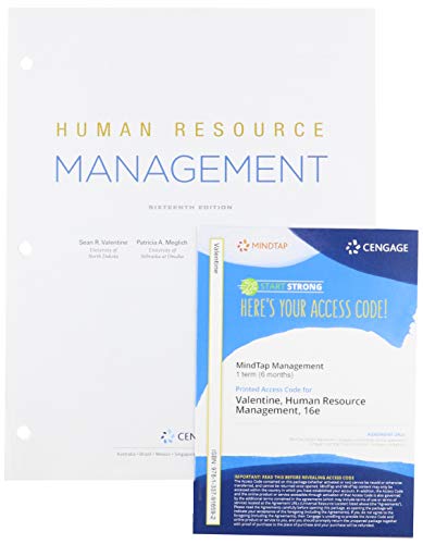 Bundle: Human Resource Management, Loose-Leaf Version + MindTap, 1 term Printed Access