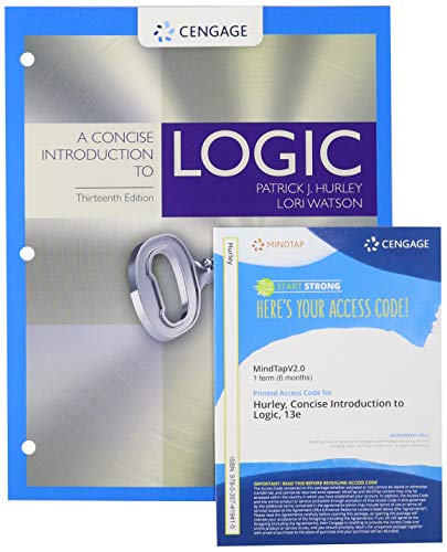 Bundle: A Concise Introduction to Logic, Loose-leaf Version, 13th + MindTapV2.0, 1 term Printed Access Card