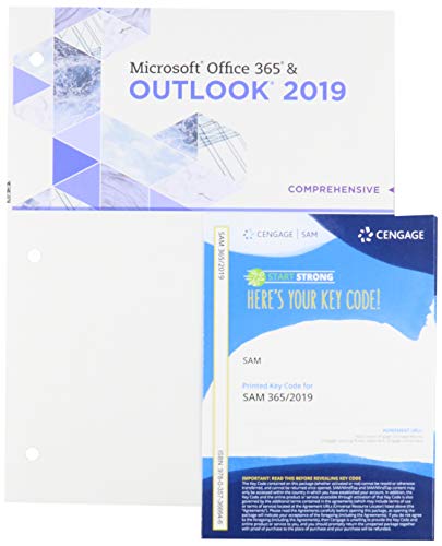 Bundle: Shelly Cashman SeriesÂ® MicrosoftÂ® Office 365 & Outlook 2019 Comprehensive, Loose-leaf Version + SAM 365 & 2019 Assessments, Training, and Projects Printed Access Card with Access to eBook for 1 term
