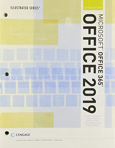 Bundle: Illustrated MicrosoftÂ® Office 365 & Office 2019 Introductory, Loose-leaf Version + LMS Integrated SAM 365 & 2019 Assessments, Training and Projects 1 term Printed Access Card