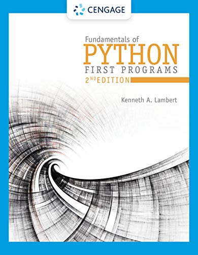 MindTap for Lambert's Fundamentals of Python: First Programs, 2 terms Printed Access Card