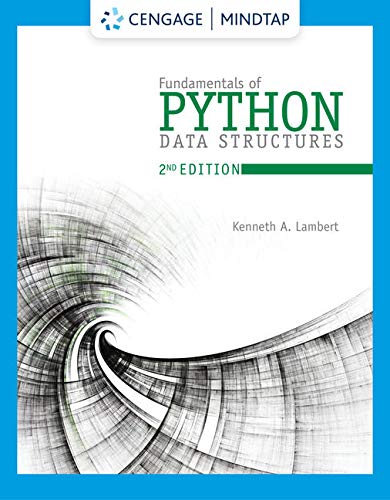 MindTap for Lambert's Fundamentals of Python: Data Structures, 2 terms Printed Access Card