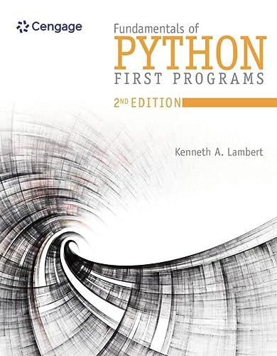 Bundle: Fundamentals of Python: First Programs + MindTap, 2 terms Printed Access Card