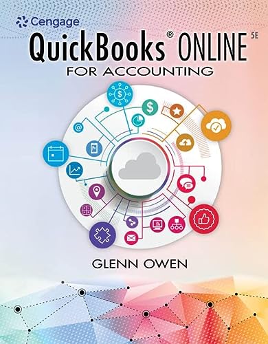 Using QuickBooksÂ® Online for Accounting 2022