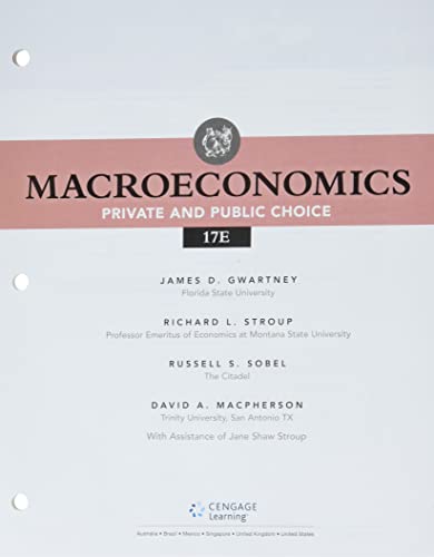 Bundle: Macroeconomics: Private & Public Choice, Loose-leaf Version, 17th + MindTap, 1 term Printed Access Card