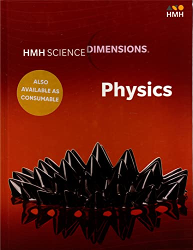 2020 HMH Science Dimensions Physics Student Edition Hardcover