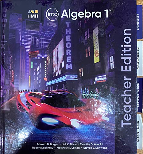 Into Algebra 1 Teacher Edition