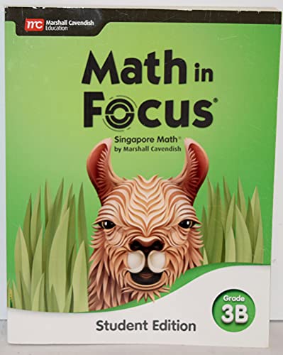 Math in Focus Student Edition Volume B Grade 3