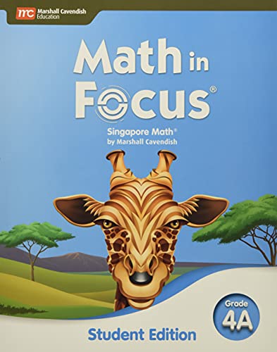 Math in Focus Student Edition Volume A Grade 4