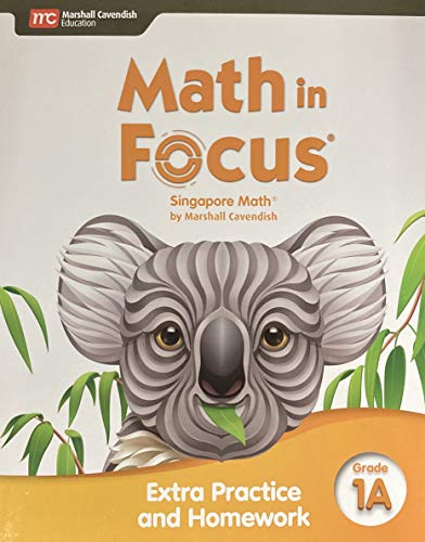 Math in Focus Extra Practice and Homework Volume A Grade 1