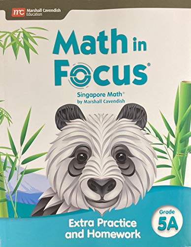 Math in Focus Extra Practice and Homework Volume A Grade 5