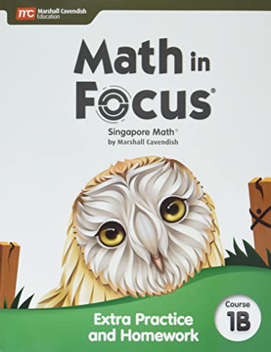Math in Focus Extra Practice and Homework Volume B Course 1