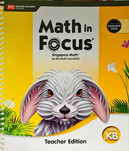 Math in Focus CCSS Teacher Edition Volume B Grade K