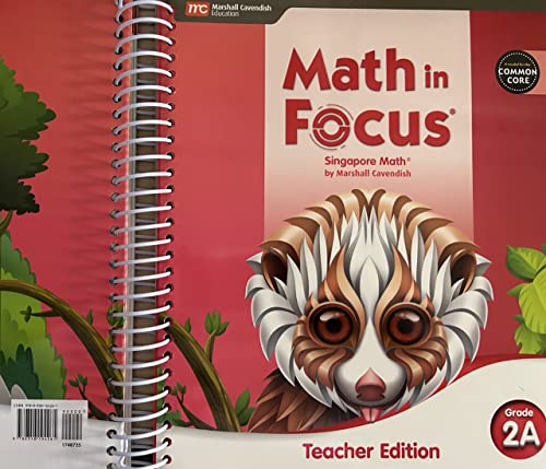 Math in Focus CCSS Teacher Edition Volume A Grade 2