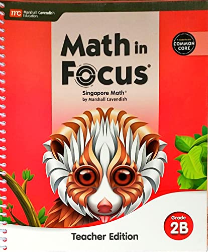 Math in Focus CCSS Teacher Edition Volume B Grade 2