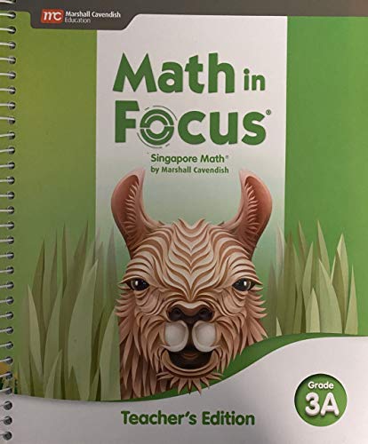Math in Focus Teacher Edition Volume A Grade 3