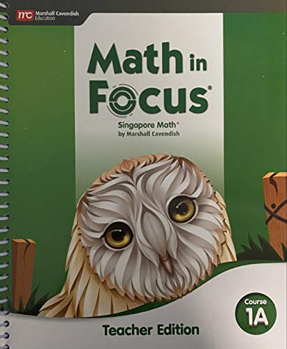 Math in Focus Teacher Edition Volume A Course 1