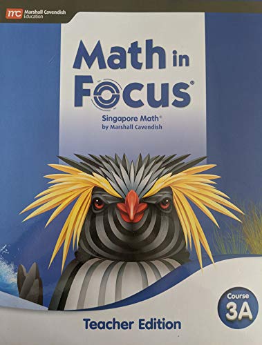 Math in Focus Teacher Edition Volume A Course 3