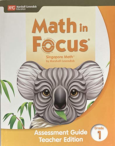 Math in Focus Assessment Guide Teacher Edition Grade 1