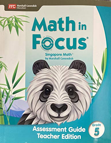 Math in Focus Assessment Guide Teacher Edition Grade 5