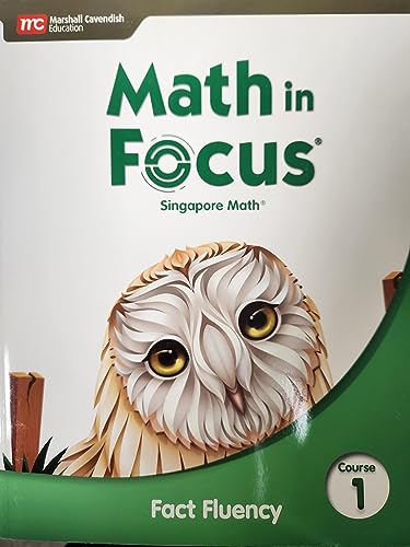 Math in Focus Singapore Math Fact Fluency Course 1