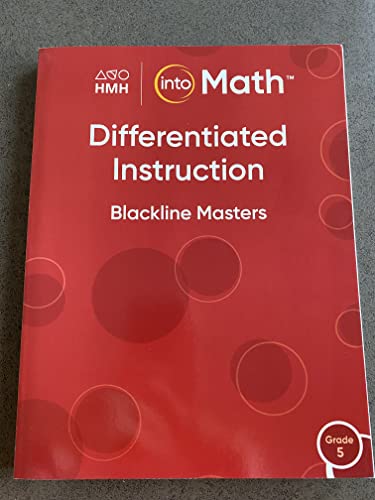 Into Math Differentiated Instruction Master BLM Grade 5