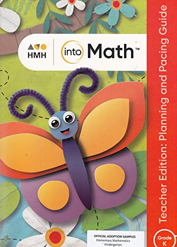 Into Math Planning and Pacing Guide Grade K
