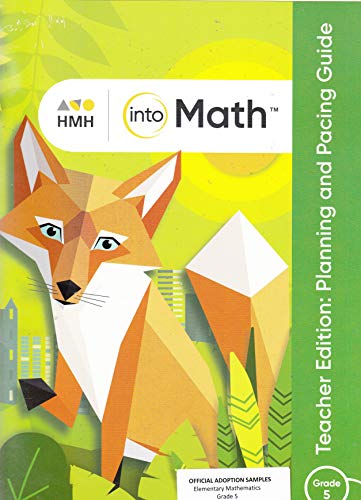 Into Math Planning and Pacing Guide Grade 5