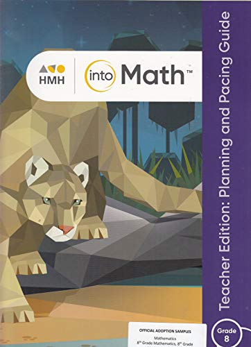 Into Math Planning and Pacing Guide Grade 8