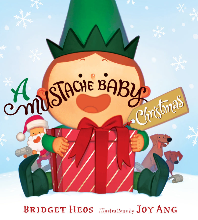 A Mustache Baby Christmas: A Christmas Holiday Book for Kids