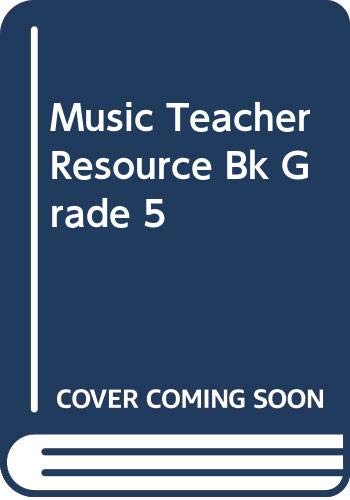 Music Teacher Resource Bk Grade 5 [Paperback] Prentice-Hall