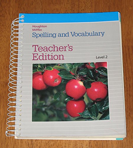 Houghton Mifflin Spelling [Paperback] Houghton Mifflin