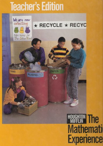 The Mathematics Experience, Teacher's Edition [Spiral-bound] Mary Ann Haubner; Edward Rathmell; Douglas Super and Lelon R. Capps